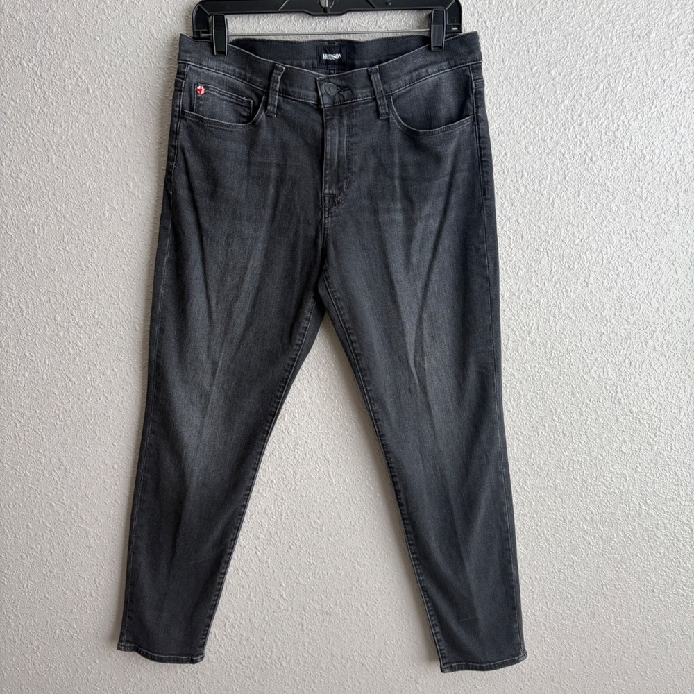 NEW Hudson Natalie Ridley Black Gray Skinny Jeans 30 - NWT